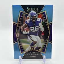 2021 Panini Select Premier Level Light Blue Prizm /99 Kene Nwangwu Rookie RC