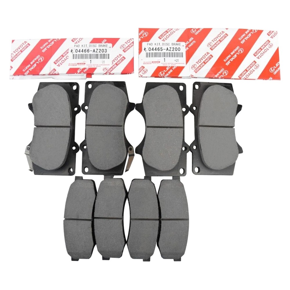 2003-2021 TOYOTA 4RUNNER FRONT & REAR BRAKE PADS GEN OEM 04465-AZ300/04466-AZ303