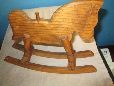 Rocking Horse 12 x 8 Wooden Hand Carved