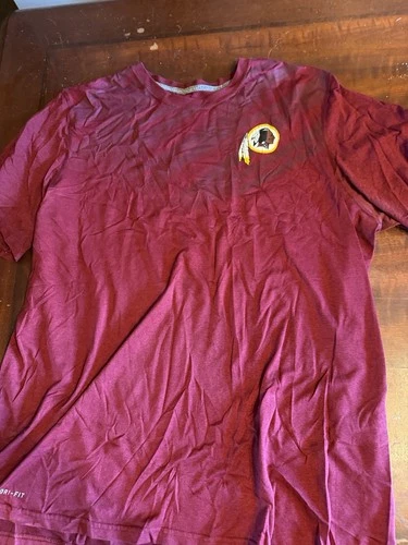 Washington Redskins Nike Dri-Fit T-Shirt Burgundy Men's XXL NFL Retro Logo
