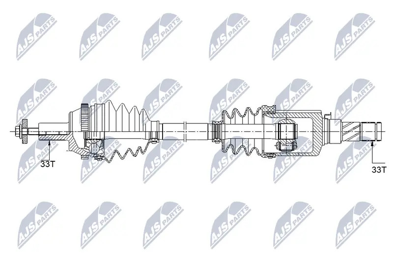 NTY NPW-ME-120 Drive Shaft for SMART - Image 4
