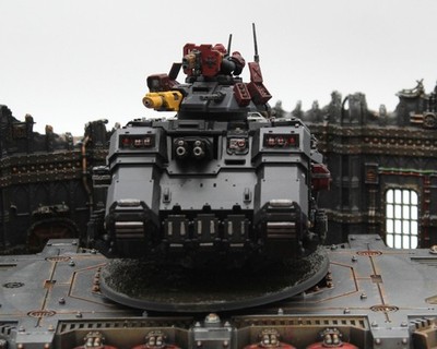 Space Marines  Black Templars Repulsor - Painted #7021