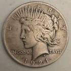 1921 Peace Dollar $1 - Philadelphia Mint