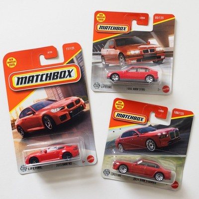 Matchbox 2025 BMW Set/ Lot of 3, 1995 BMW 318ti, 2024 BMW 7-Series, 2023 BMW M2