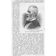 CHARLES HENRY PEARSON Australian Politician and Historian - Antique Print 1894