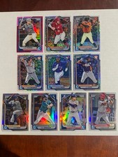 (10) 2024 Bowman Chrome Fuchsia/Shimmer/Speckle/Base Refractor Lot *MINT* L@@K
