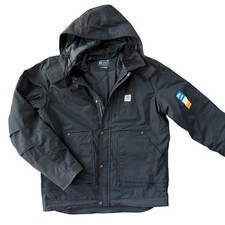 NWT Carhartt Full Swing Relaxed Fit Heavyweight Jacket Black Large Tall OJ3372-M