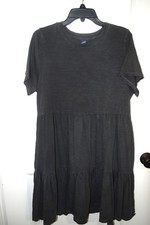 Old Navy short sleeve gray swing dress, women's dress, size large