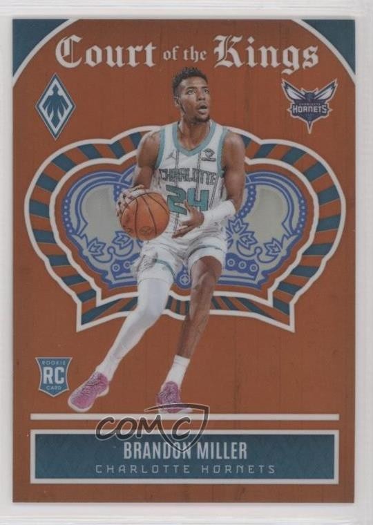 2023-24 Panini Phoenix Court of the Kings Orange /49 Brandon Miller #10 6m7