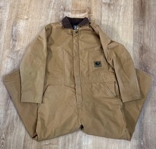Berne Apparel Company Brown Insulated Coverall Youth Large Regular 14/16