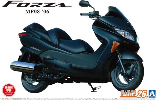Kit Modelo Plástico Aoshima 1/12 The Bike Series Nº26 Honda MF08 Forza 2006 - Imagen 4 de 7