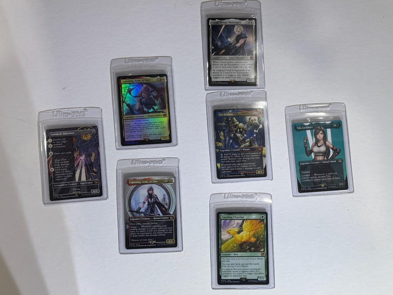 Magic the Gathering Final Fantasy Choose Card(s) - MTG FF -Lowered Chase Cards $