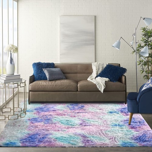 Shaggy Fluffy Faux Fur Area Rug,Soft, Luxurious Shag Carpet Rugs for Nursery ...