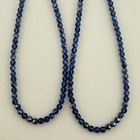 144 Piece Swarovski 5000 Crystal Sapphire Satin 4mm Round Faceted Beads — photo 5