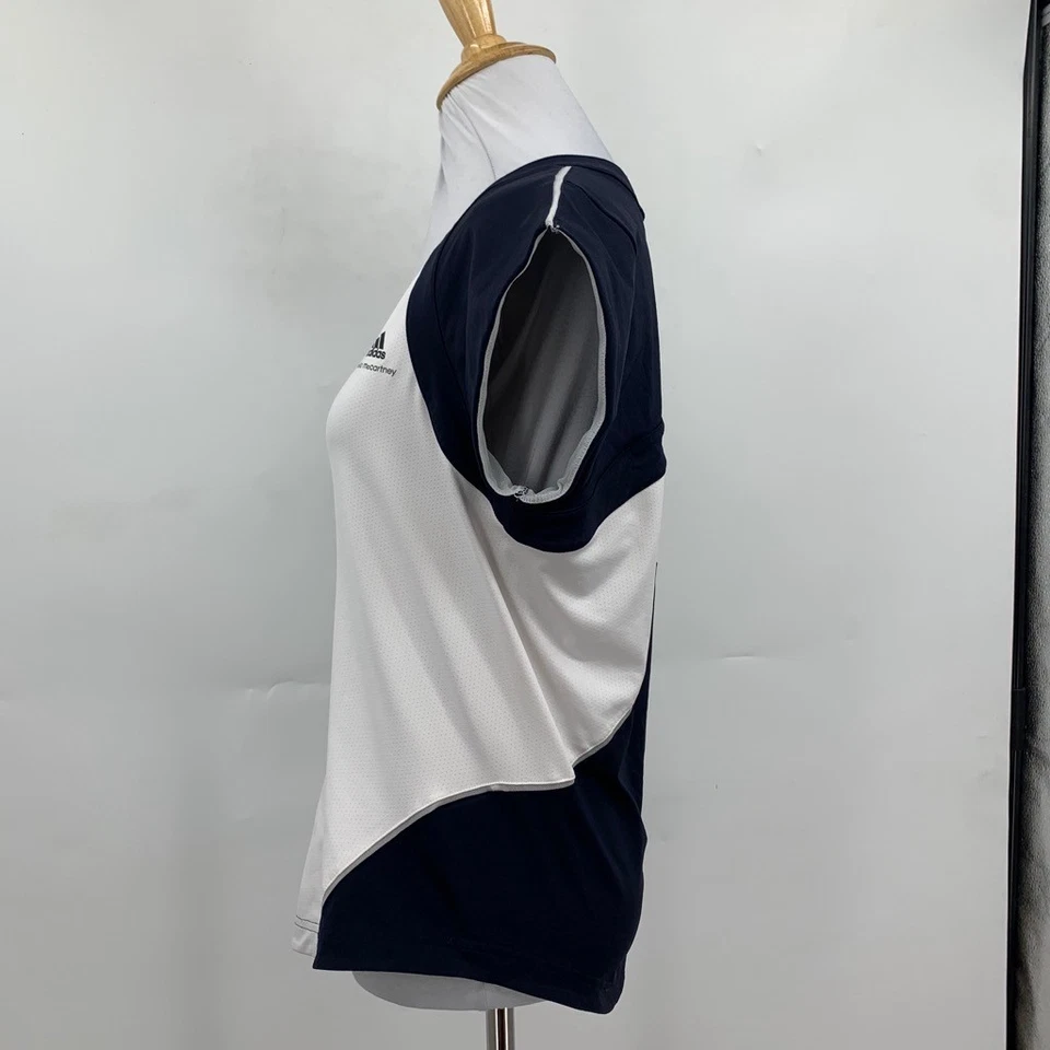 Adidas Stella McCartney Top Mujer 40 M Mediano Barricade Gorra Manga Bloque de Color Foto 3 de 4