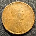 1922-D "Weak D" RARE Lincoln Wheat Cent -Semi Key Date Penny