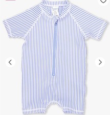 Ruffle Butts Short Sleeve One Piece Rash Guard, EUC