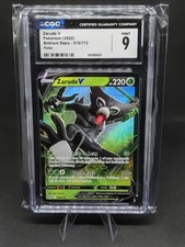 Pokémon TCG Zarude v Holo Ultra Rare Card Brilliant Stars 016/172 CGC 9