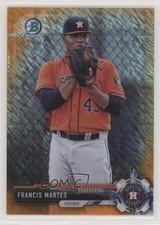2017 Bowman Chrome Prospects Orange Shimmer Refractor 23/25 Francis Martes 6i1