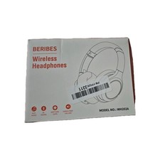 Beribes Wireless Headphones, Model WH202A. White.