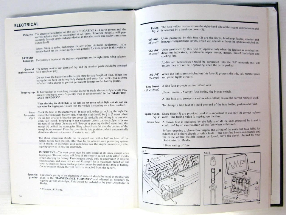 WOLSELEY SIX 1972 AKD 7872 3rd Ed. 1800 Land Crab Original Owners Car Hand book - Image 4 of 4