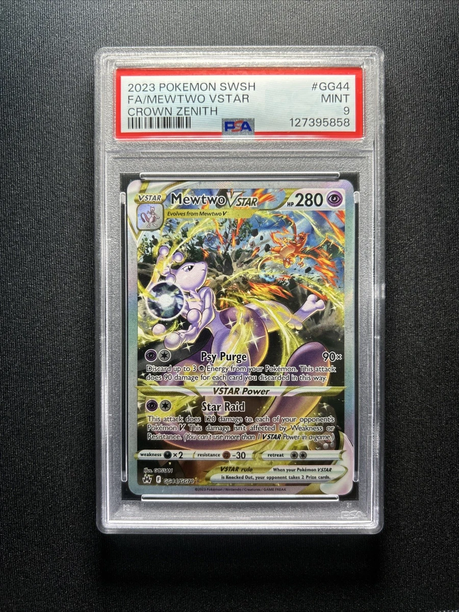 Mewtwo Pokémon TCG Professional Sports Authenticator (PSA) Grade 9