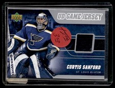 2006-07 Upper Deck Game Jerseys Curtis Sanford St. Louis Blues #J-CS