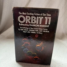 Orbit 11 Book Hardcover By Damon Knight 1972 Science Fiction Anthologies Planets