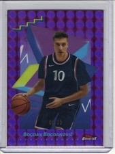 2024-25 TOPPS FINEST BOGDAN BOGDANOVIC #8/75 *PURPLE GEOMETRIC*