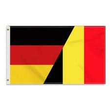 Grande 90 × 150 cm bandiera Germania Belgio, grande striscione tedesca