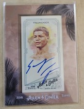 2018 Topps Allen and Ginter Framed Mini Autograph #MA-SF Sonny Fredrickson Auto