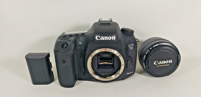 Canon EOS 7D Mark II Digital SLR with Canon EF 50mm f1.4 USM Lens