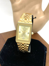 Bulova Women's Watch 97P140LG Quartz Our Lady of Guadalupe Diamond Gold Steel