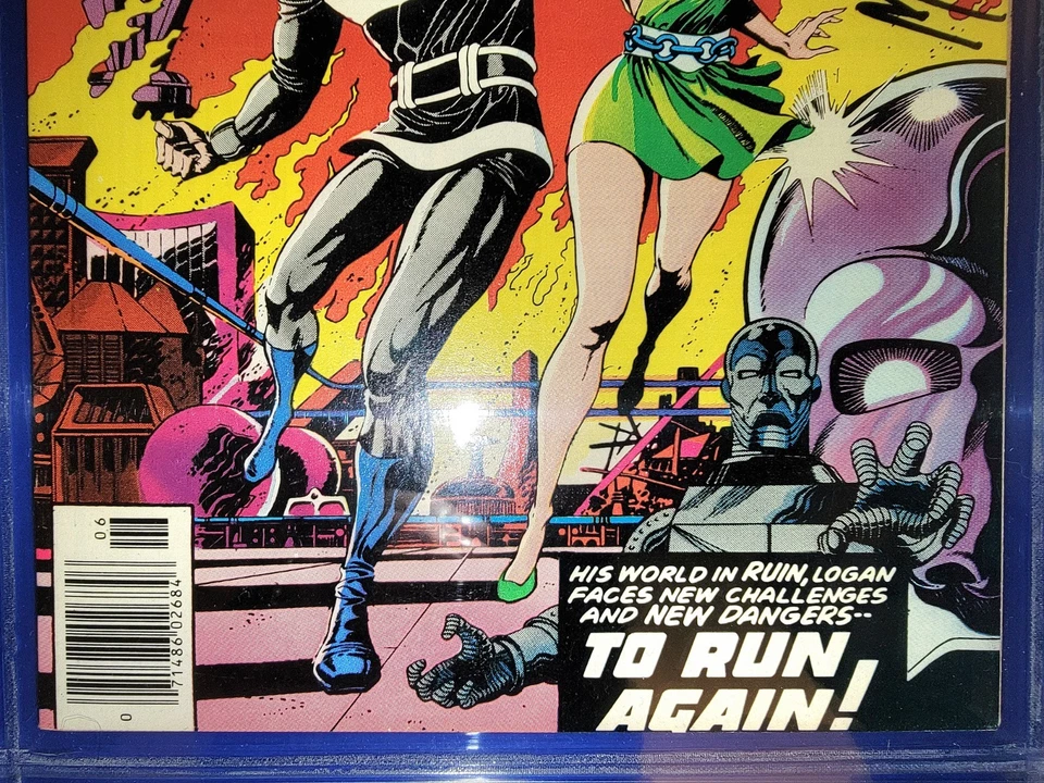 1977 LOGAN'S RUN #6 9.8 Graded Signature Series MIKE ZECK 1ST THANOS SOLO STORY! - Image 3 of 4