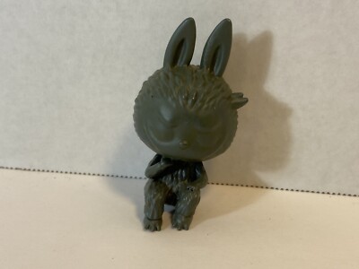 Labubu Pop Mart x HOW2WORK the Thinker charcoal grey mini
