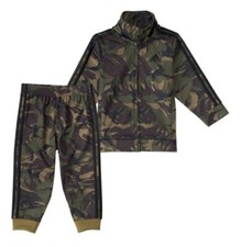 adidas Little Boys Action Camouflage Jacket and Jogger Track Pants Set, 2 Piece