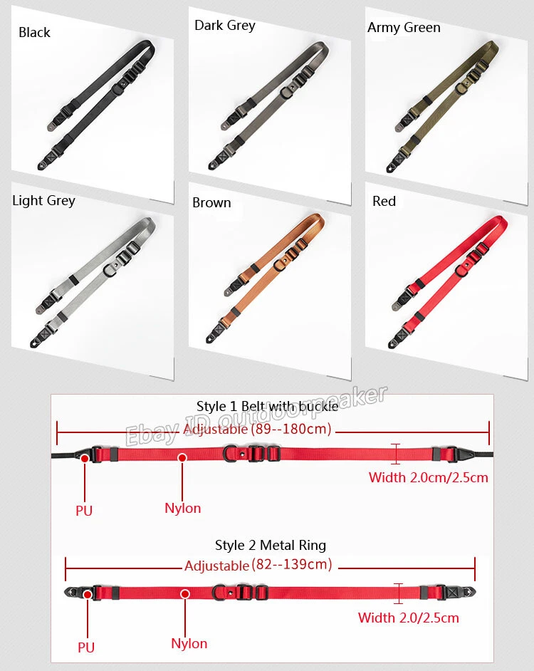 ONE STEP Cámara de Disparo Rápido Hombro Cuello Correa Descompresión Cinturón Agarre Lo último Foto 4 de 4