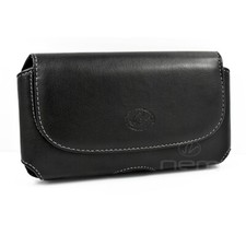 Horizontal Leather Case w/ Belt Loop Clip Pouch Holster 5.74 x 2.91 x 0.39 inch