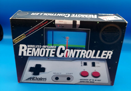 Akklaim Wireless Remote Controller for Nintendo NES 1988 Vintage * BOX ONLY * - Picture 1 of 7