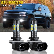 For Chevy Chevrolet Tahoe 2000-2005 2006 2x Combo 881 889 Fog Light Bulbs 6000K