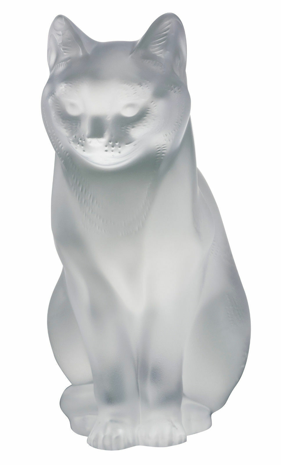 Lalique Glass Sitting Cat eBay