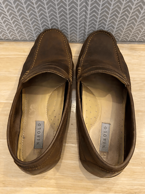 Nisolo Moreno Mens brown Leather slip On Loafers | eBay display picture 2