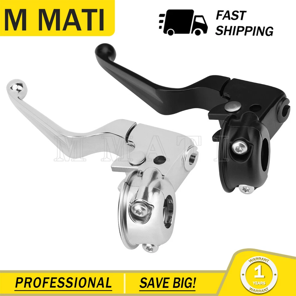 Clutch Lever Assembly Chrome or Black for Harley Sportster 883 1200 1996-2003 - Image 3 of 4