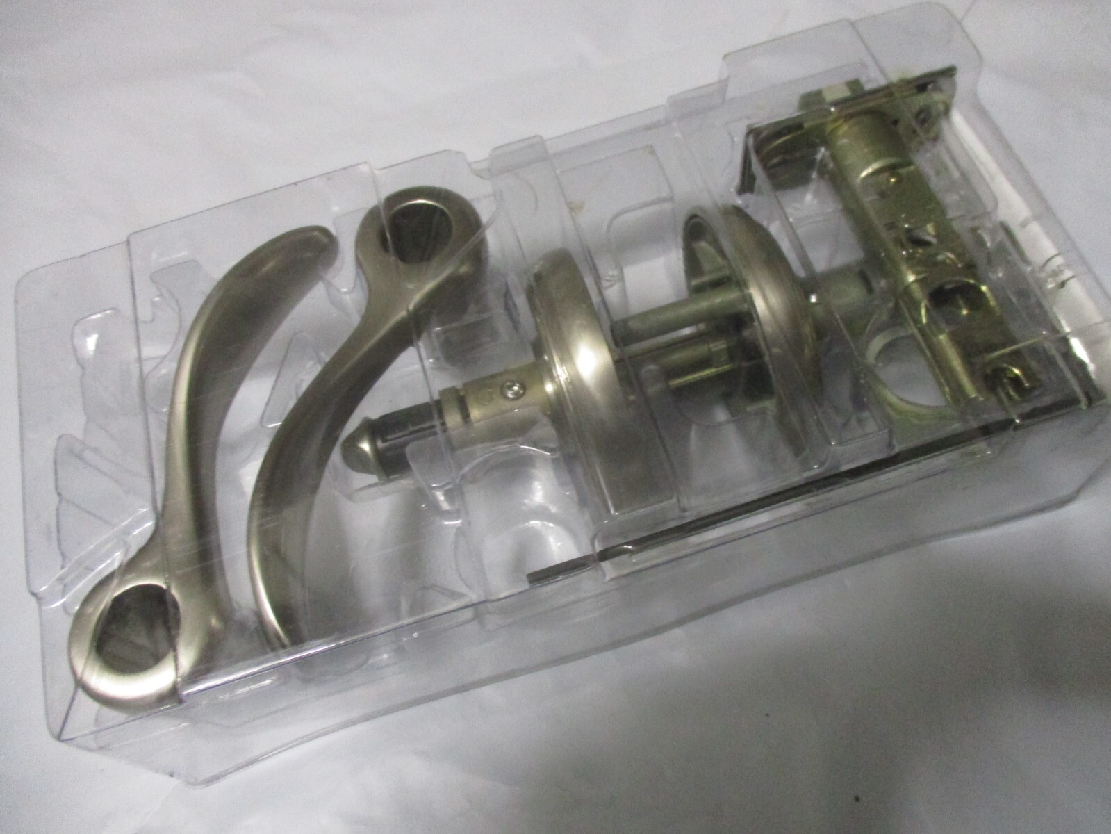 Baldwin Privacy Door Handle Prestige Tobin Satin Nickel Lever Privacy Bed/Bath-image