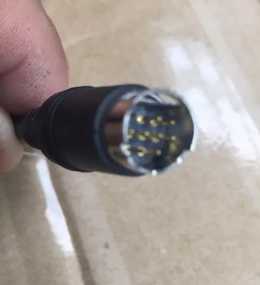 RS232 DB9 9 Adaptateur Femelle à 8 Prise Mini DIN Mâle Câble De Programmation PL - Foto 5