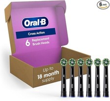 Open Box - Oral-B Cross Action Replacement Brush Heads -6 pack