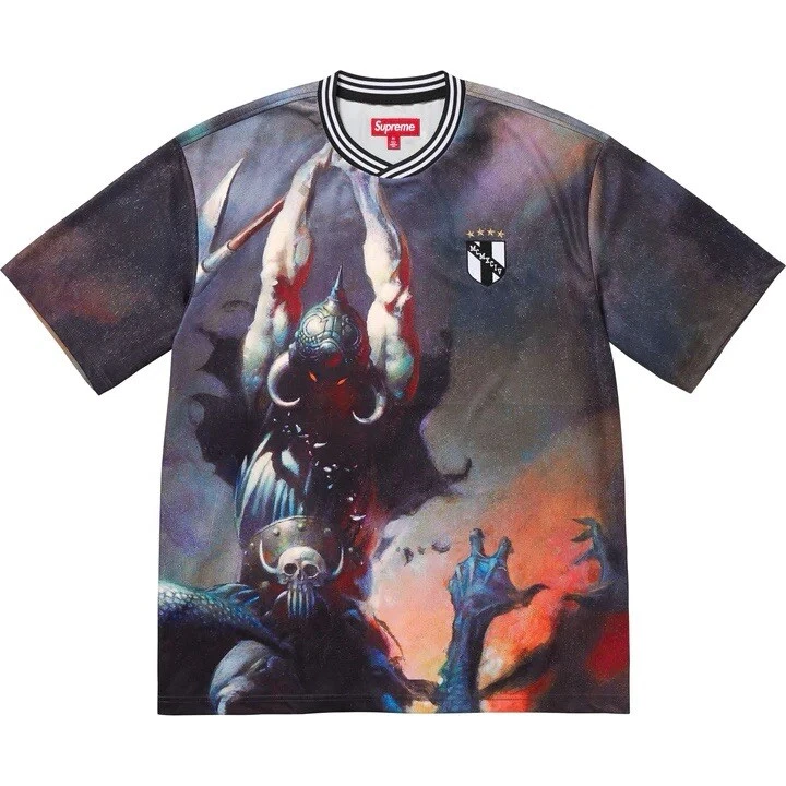 Maillot de football Supreme Frank Frazetta Dealer de la mort XL