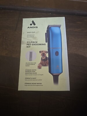 Andis CEC-100 Corded Easy Clip 11-Piece Cordless Clipper Set for Dog Grooming