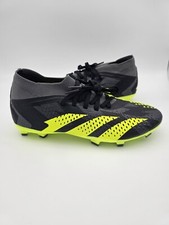 Adidas Predator Accuracy.2 Firm Ground Soccer Cleats Size 6 Black Yellow IG0781