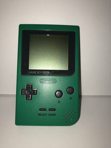 nintendo game boy pocket green handheld video game system works